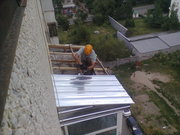 Жителям верхних этажей! Монтаж балконного козырька в Алматы 